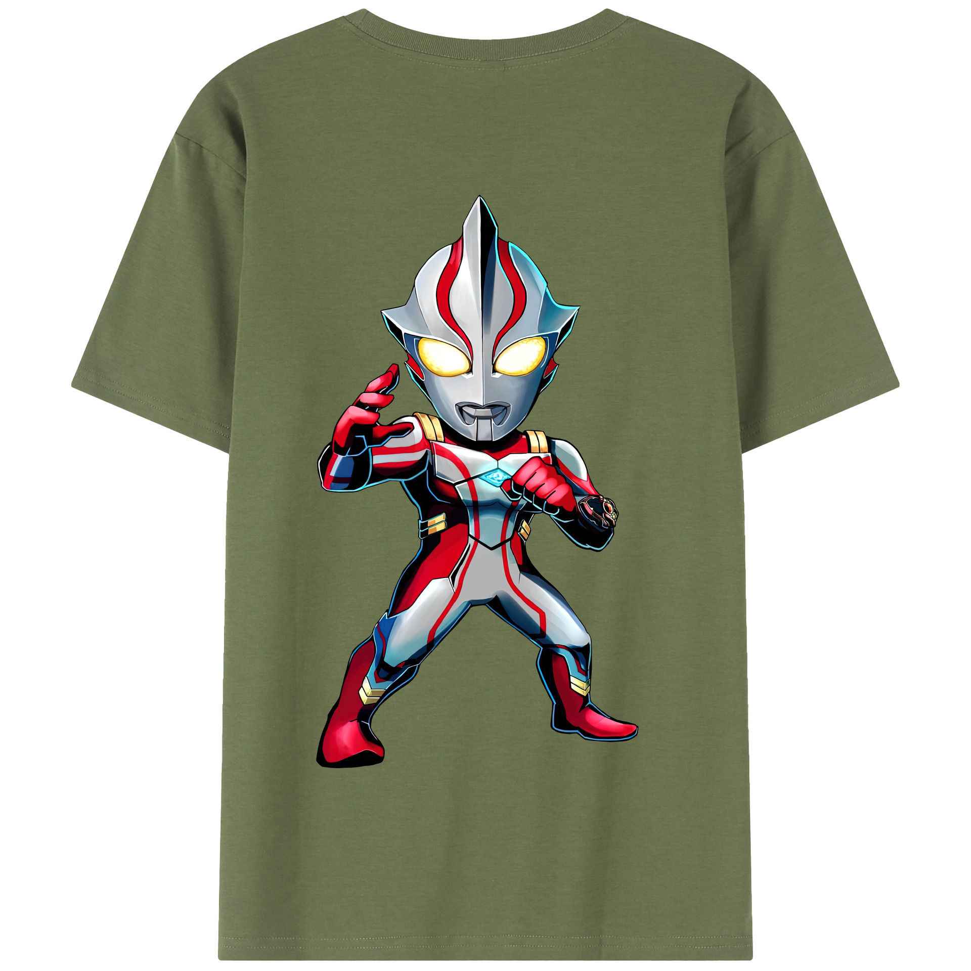（画像用） ウルトラマン Ultraman 綿100％半袖Tシャツ（背面プリント）